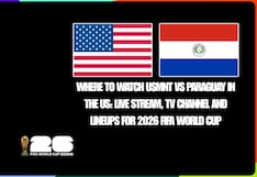 Where to watch USMNT vs Paraguay in the US: Live stream, TV channel and lineups for 2026 FIFA World Cup