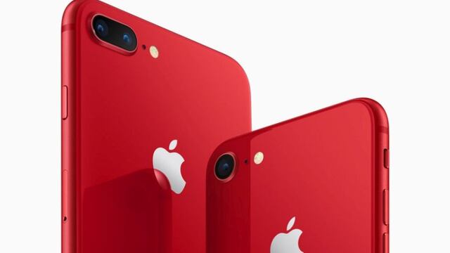 Los iPhone 8 y 8 Plus de Apple se pintan de rojo por una buena causa