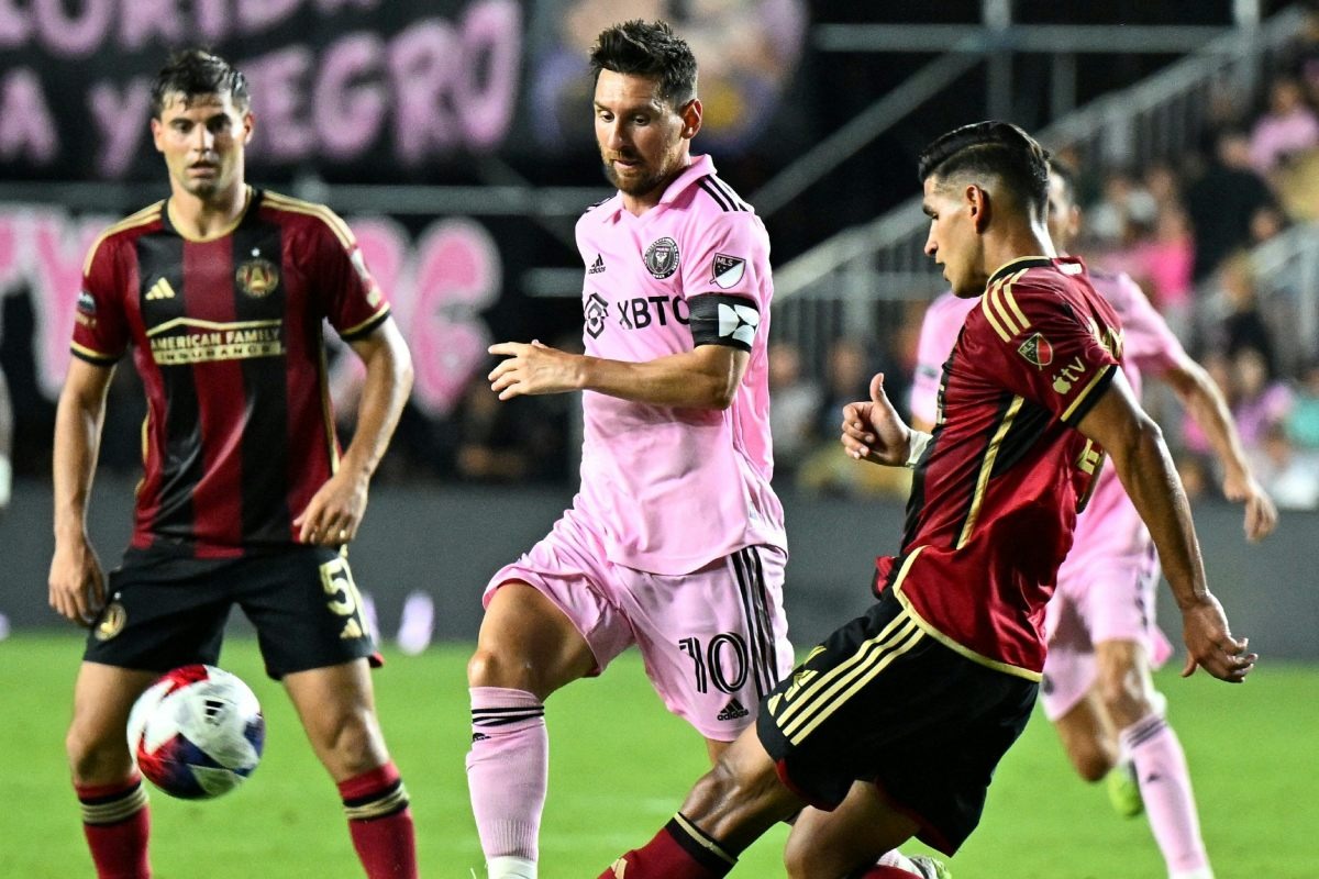 Messi no pudo estar presente en la derrota del Inter Miami por 5-2 a manos del Atlanta United. (Foto: AFP)