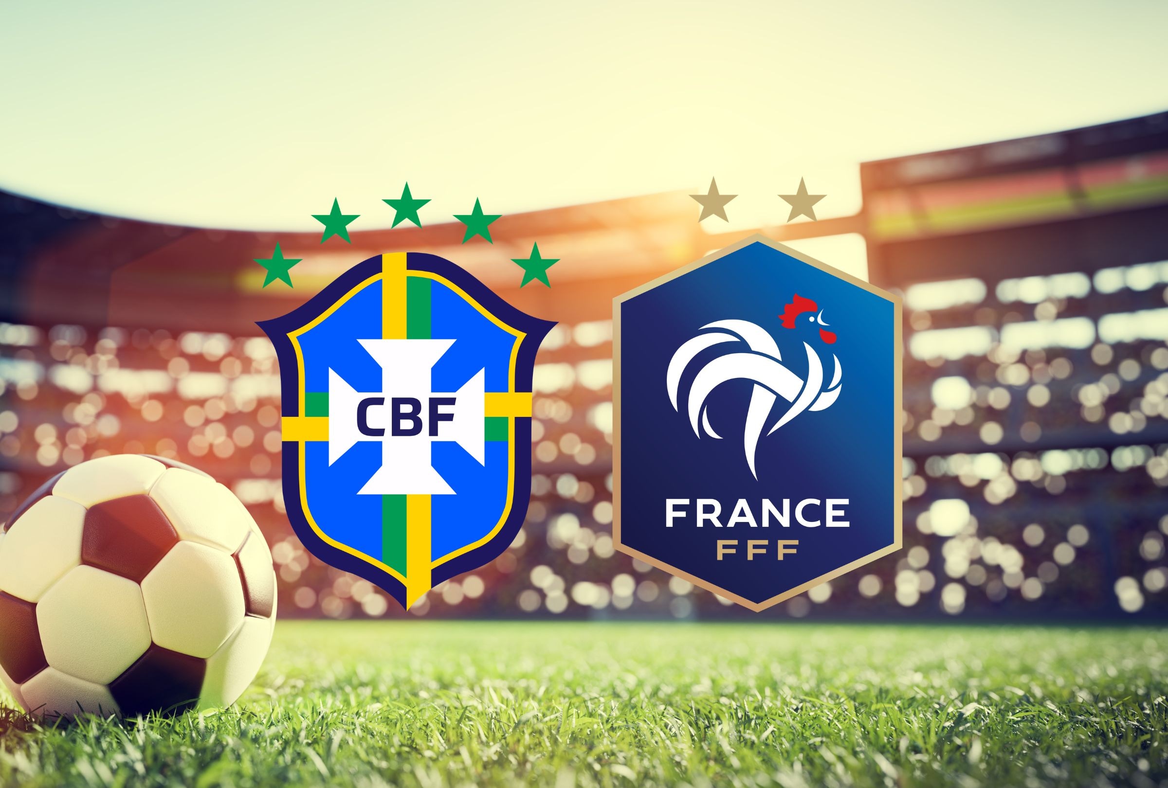 Revisa esta nota para que sepas a qué hora juega y qué canal transmite el Brasil - Francia por un amistoso previo a la Copa Mundial FIFA 2026. (Foto: Composición Depor)