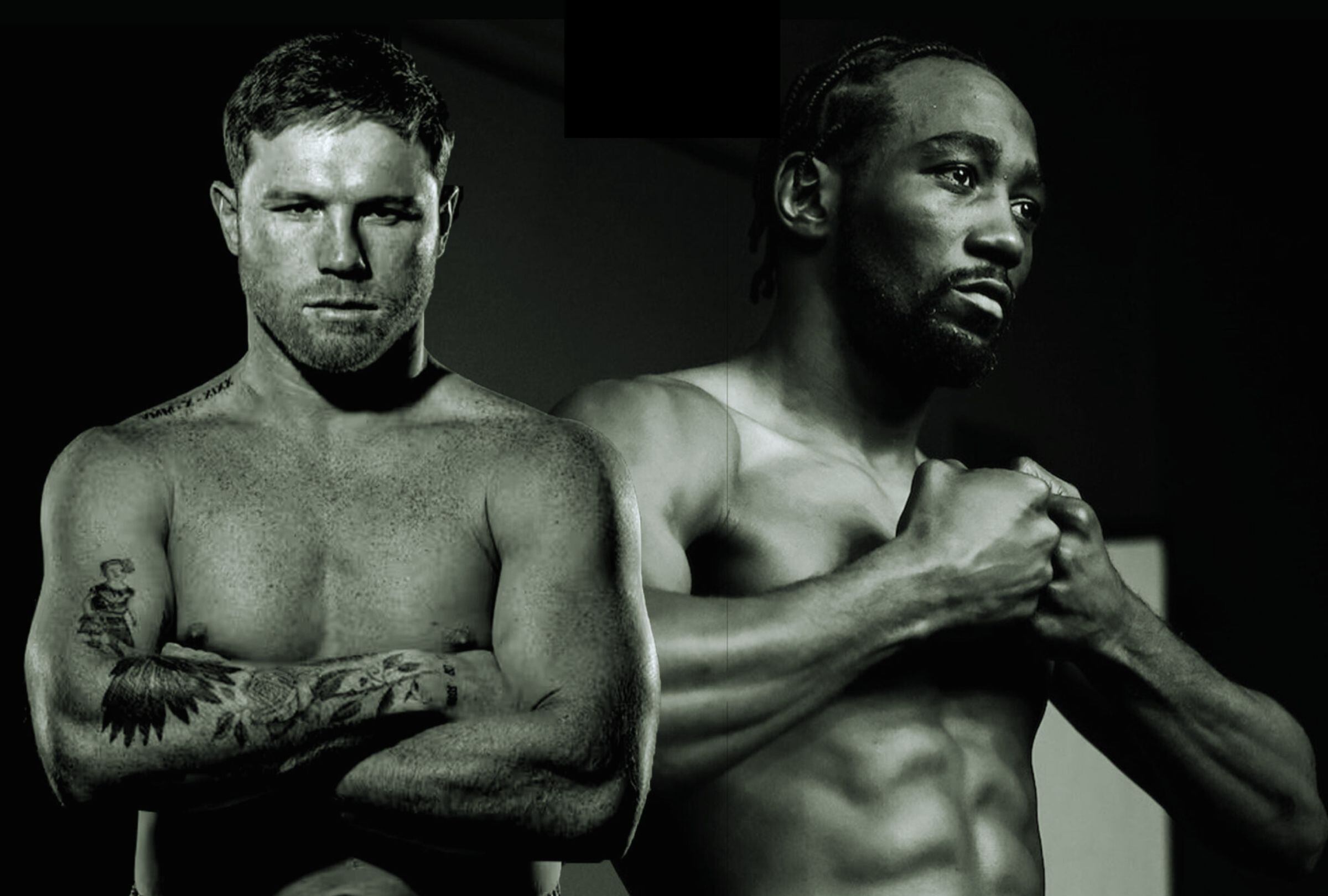 The Canelo Álvarez vs. Terence Crawford fight will not be broadcast on broadcast television in Mexico this Saturday, September 13. (Photo: Canva/Mag Composition)