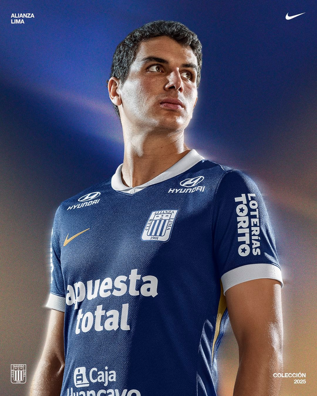 Matías Succar fue el futbolista elegido para posar con la nueva camiseta alterna.