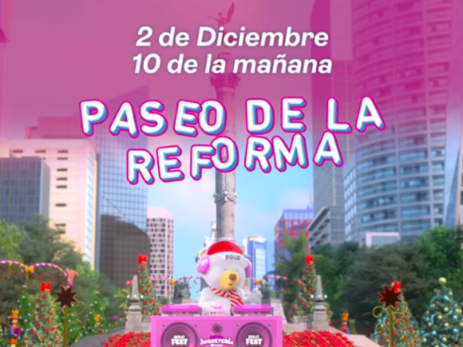 Bolo Fest 2023, desfile navideño en CDMX | Foto: Liverpool México