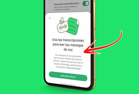 Ya puedes pasar tus audios a texto en WhatsApp sin programas y con un solo botón