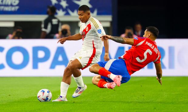 Perú y Chile tuvieron un partido muy reñido por la Copa América 2024. (Foto: EFE)