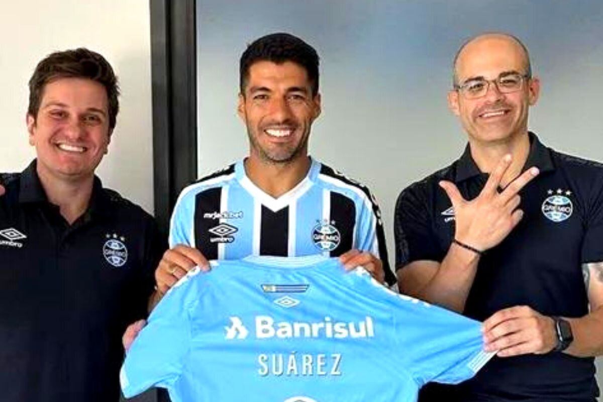 Luis Suárez tiene contrato con Gremio hasta 2024. (@gremio)