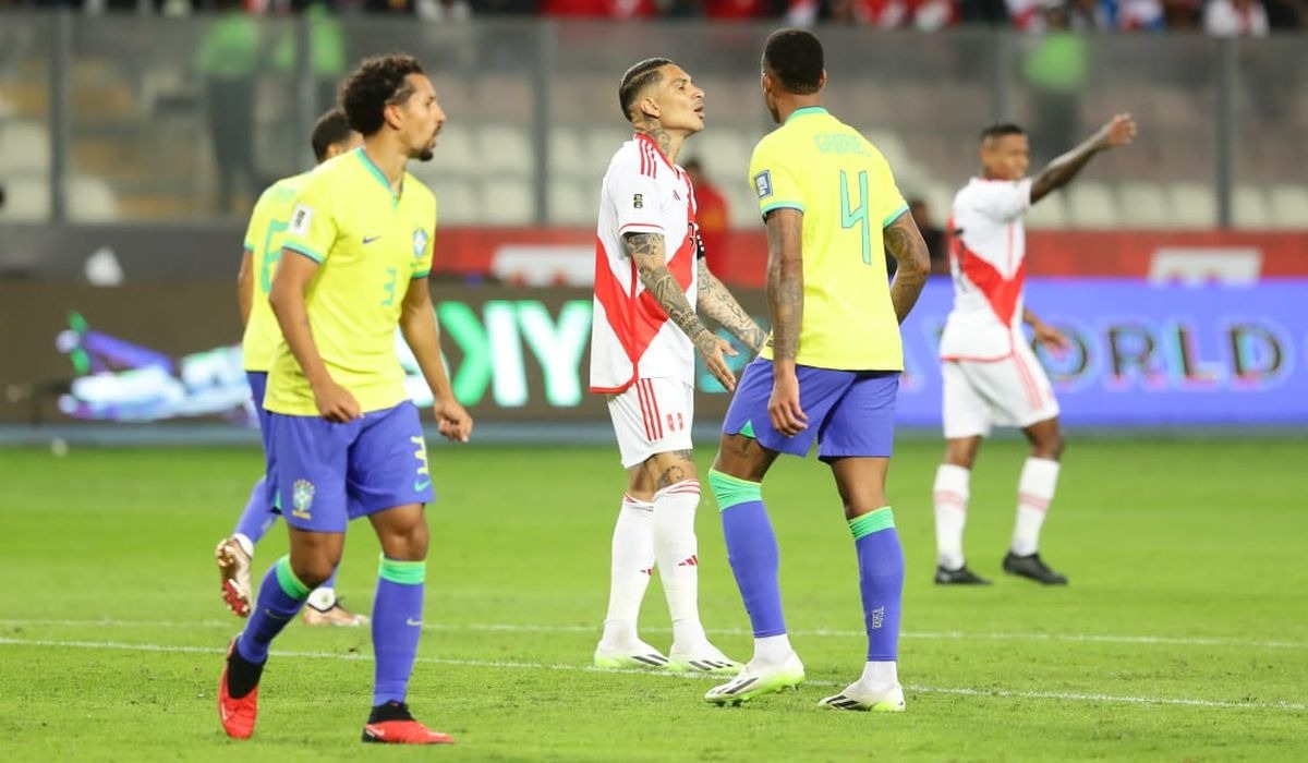 Paolo Guerrero fue titular en el partido de Perú vs. Brasil. (Foto: Jesús Saucedo / @photo.gec)