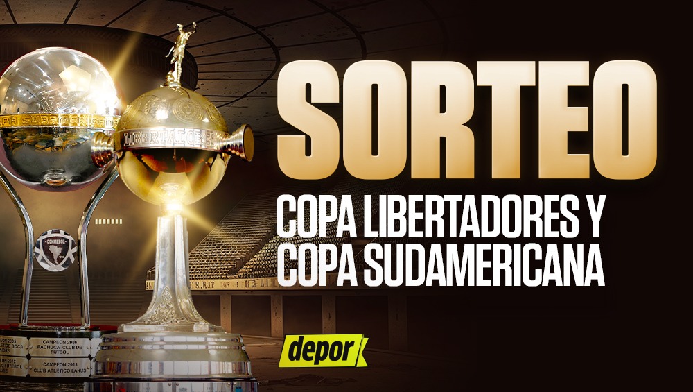 Sigue el sorteo de la Copa Libertadores y Copa Sudamericana en Depor. (Diseño: Depor)