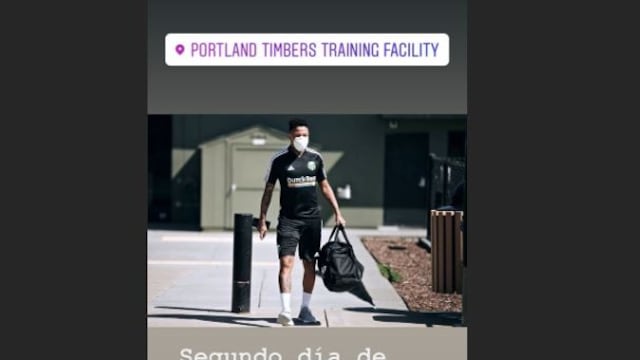 Andy Polo volvió a los entrenamientos con el Portland Timbers de la MLS