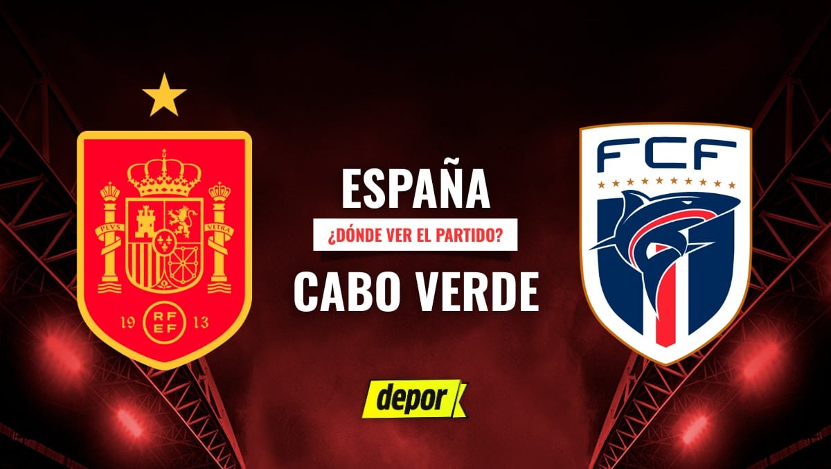 España vs. Cabo Verde por la primera fecha del Mundial. (Foto: Composición Depor)