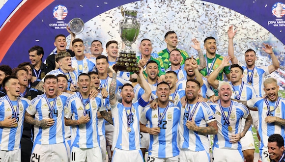 Argentina venció por 1-0 a Colombia en la final de la Copa América 2024. (Foto: AFA)