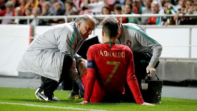 Mal paso: Cristiano Ronaldo, Leo Messi y los lesionados de la fecha FIFA 2019 [FOTOS]