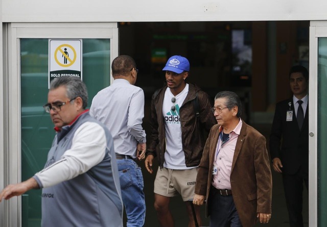 André Carrillo llegó a Lima para sumarse a la Selección Peruana. (Foto: Violeta Ayasta/@photo.gec)