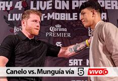 Canal 5 transmitió la pelea, Canelo vs. Munguía pelea EN VIVO GRATIS desde Las Vegas