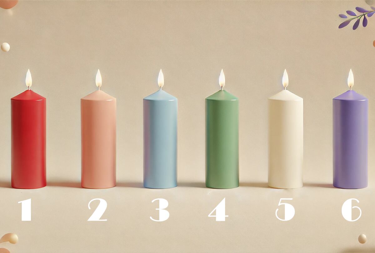 ¿Qué color de vela prefieres? Tu respuesta revelará lo que más necesitas en tu vida.