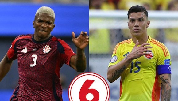 Repretel televisó el duelo Costa Rica vs. Colombia por la Jornada 2 de la Copa América 2024. (Foto: AFP/Composición)
