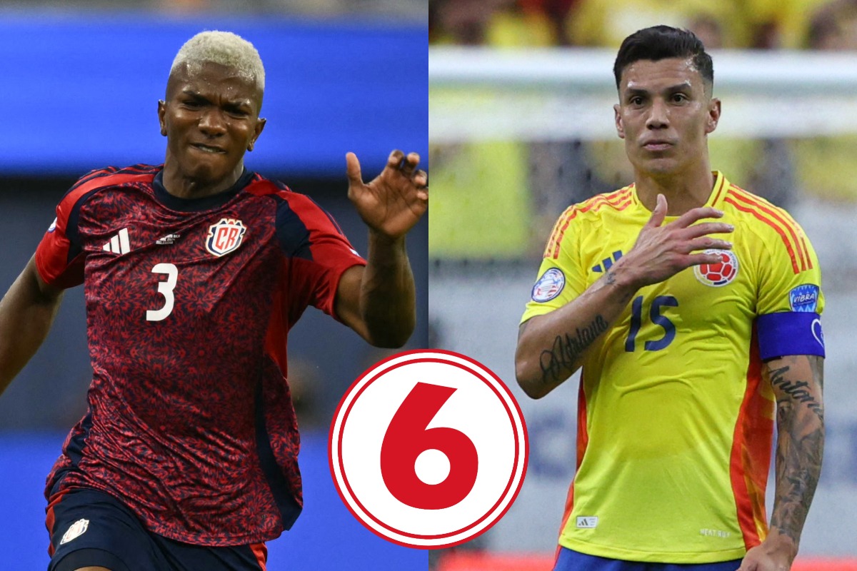 Repretel televisó el duelo Costa Rica vs. Colombia por la Jornada 2 de la Copa América 2024. (Foto: AFP/Composición)