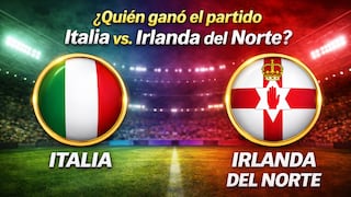 ¿Quién ganó el partido Italia vs. Irlanda del Norte EN VIVO hoy por repechaje al Mundial 2026? Marcador final en directo
