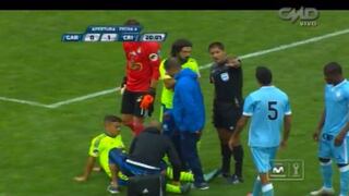 Sporting Cristal: Gabriel Costa salió lesionado y preocupa para la seguilla de partidos (VIDEO)