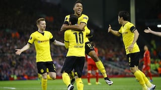 Borussia Dortmund sorprendió a Liverpool con dos goles en 5 minutos