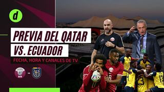 Primer partido del Mundial 2022: horarios, canales de TV y toda la previa del Qatar vs. Ecuador