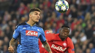Con el 'Chucky': Napoli venció 3-2 a Salzburgo y quedó a un paso de la clasificación a octavos de la Champions