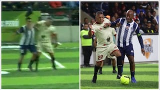 Codazo y expulsión: ‘Puma’ Carranza y la agresión en clásico de Fútbol 7 que ganó la ‘U’ [VIDEO]