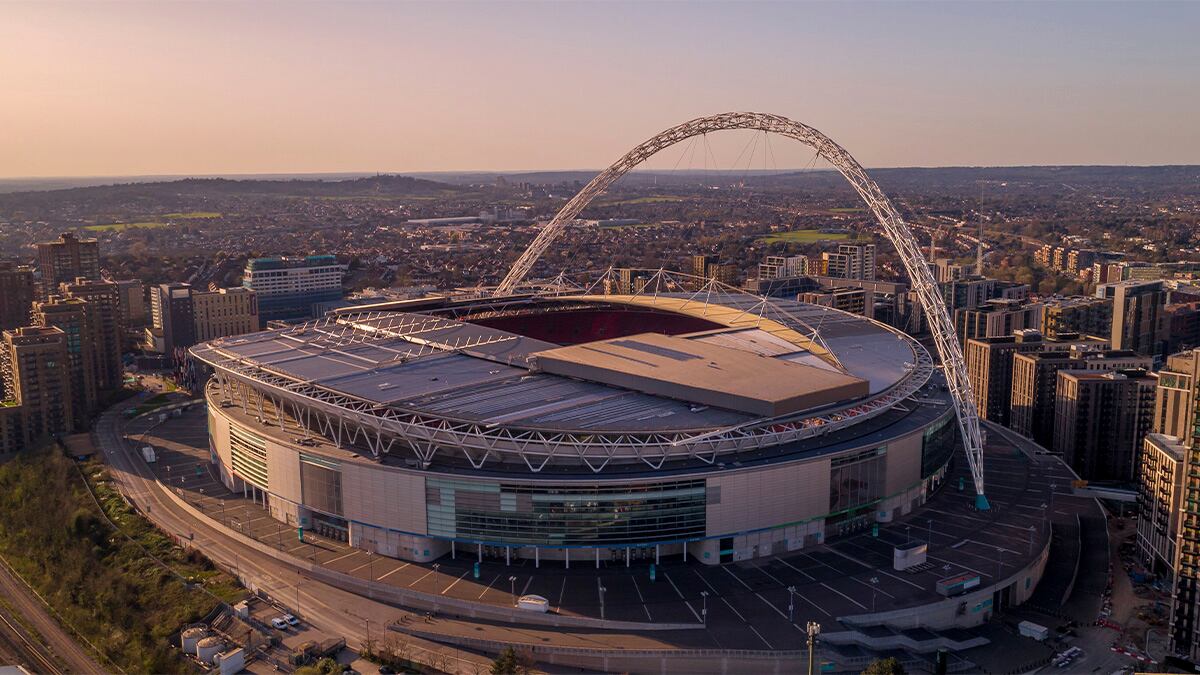 Wembley, la sede la final de la Champions 2024: cuántas definiciones se jugaron aquí, cuál es es su capacidad y dónde está ubicado el estadio | Foto: wembleystadium.com