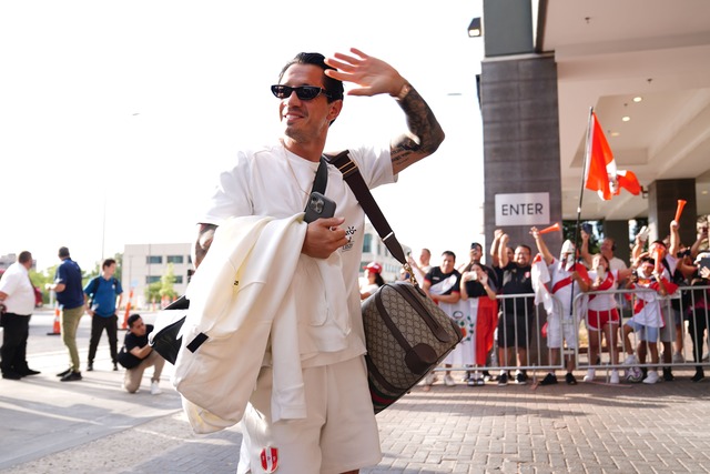 Perú llegó a Kansas para el partido ante Canadá. (Foto: FPF)