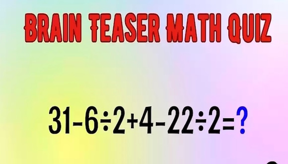 Tienes que intentar obtener la solución de este reto matemático en pocos segundos.| Foto: fresherslive