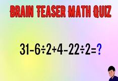 Este es el reto matemático que provocará una gran dolor de cabeza en ti