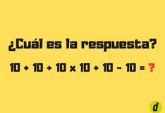 ¿Te bastará 10 segundos? Este ejercicio matemático te hará dudar de tu inteligencia