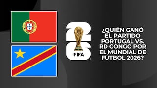 ¿Quién ganó el partido Portugal vs. RD Congo hoy por la Copa Mundial 2026? Marcador final en directo online