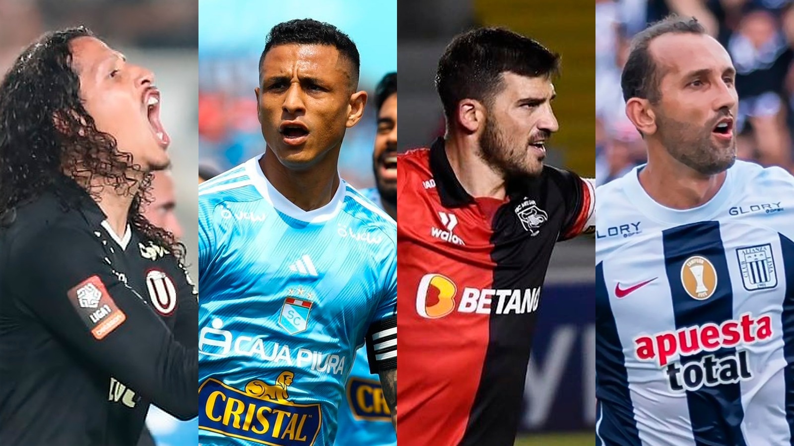 El cronograma de partidos de Universitario, Sporting Cristal, Melgar y Alianza Lima. (Foto: Collage)