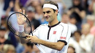 Pasó apuros: Roger Federer cedió un set, pero terminó derrotando a Dzumhur en segunda ronda del US Open 2019