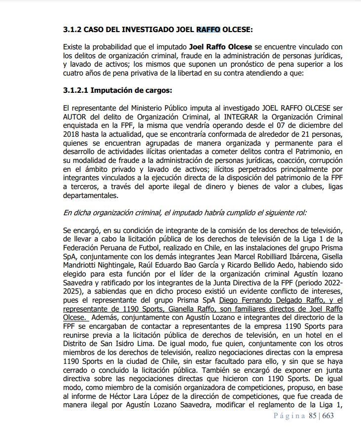 La Resolución Judicial del Corte Nacional de Justicia.