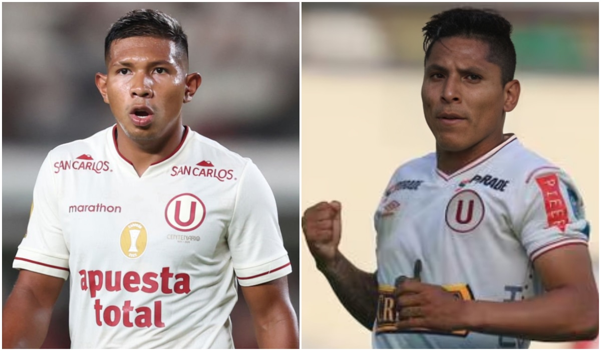 Edison Flores y Raúl Ruidíaz coincidieron en Universitario de Deportes allá por el 2016 (Foto: Agencias).