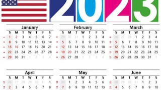 Calendario de Estados Unidos 2023: feriados, días festivos oficiales y celebraciones de cada mes