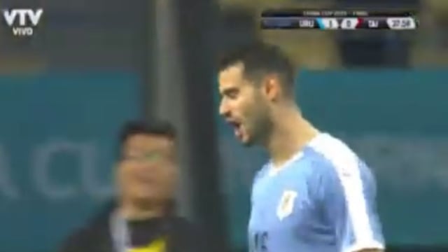 ¡Huele a campeón! La gran jugada colectiva de Uruguay para el gol de Pereiro en la final de China Cup [VIDEO]