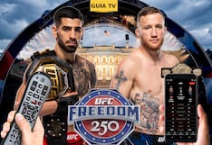 ¿A qué hora empieza y en qué canal transmiten pelea de Ilia Topuria vs. Justin Gaethje este domingo por UFC Freedom 250?