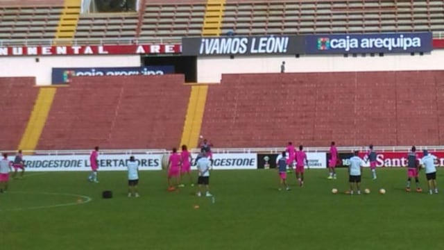 Copa Libertadores: Independiente del Valle reconoció el estadio de Melgar (VIDEO)
