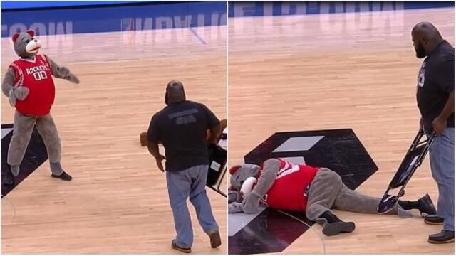 ¡Abusivo! Mark Henry atacó con una silla a mascota de la NBA (VIDEO)