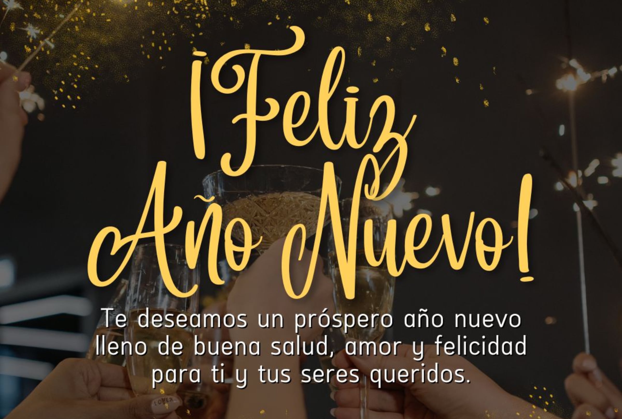 Las mejores tarjetas para enviar por Año Nuevo al recibir el 2026. (Imagen: Internet)