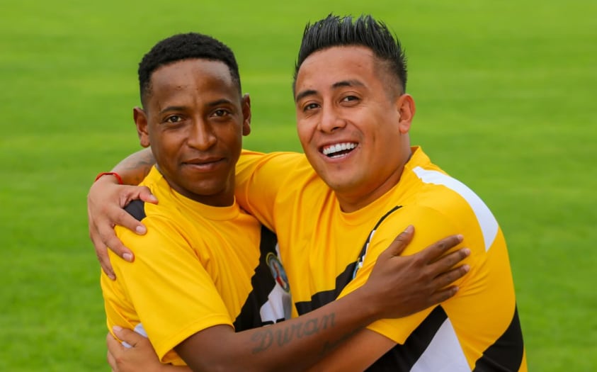 Christian Cueva y Jack Durán se reencontraron en Chongoyape. (Foto: @juanpablochongoyape)