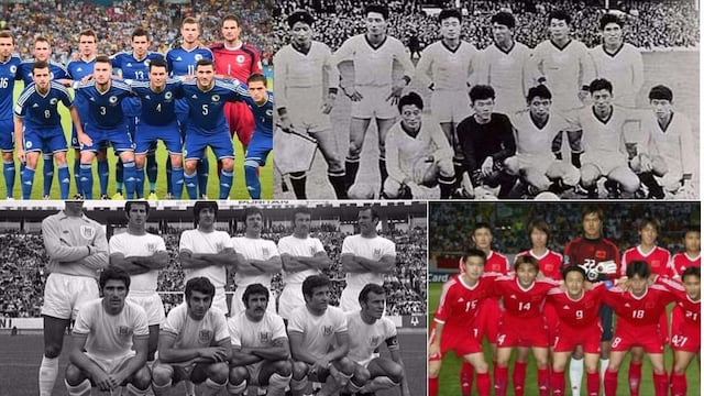Le dieron color al fútbol: las 24 selecciones que sorprendieron al mundo con su presencia en los mundiales