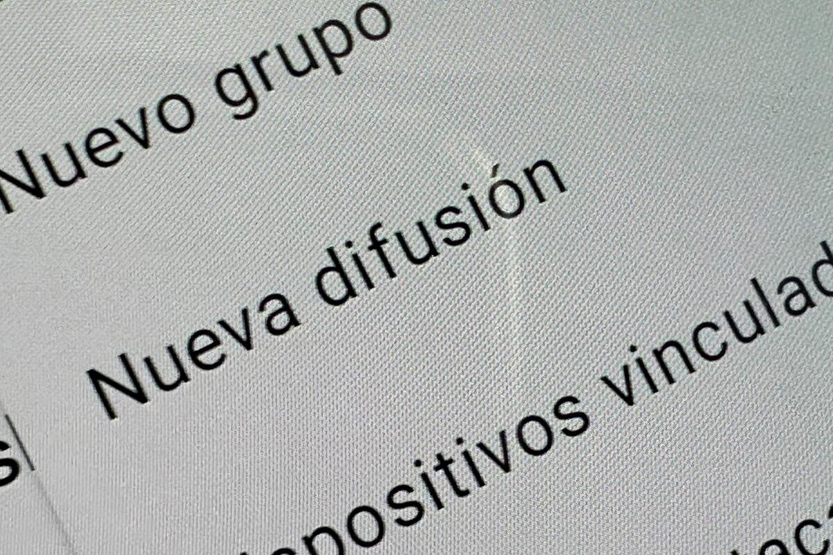 WHATSAPP | De esta forma podrás crear una lista de difusión en WhatsApp. (Foto: MAG - Rommel Yupanqui)