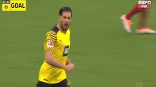 Le pone suspenso: Emre Can marcó el descuento de Borussia Dortmund vs. Bayer Múnich [VIDEO]
