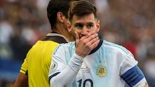 ¿Qué hacía Lionel Messi cuando Conmebol dio a conocer su sanción?
