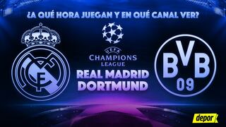 En qué canales ver Real Madrid-Dortmund en la Champions League