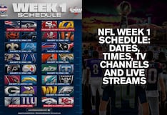 NFL Week 1 Schedule: Dates, Times, TV Channels and Live Streams